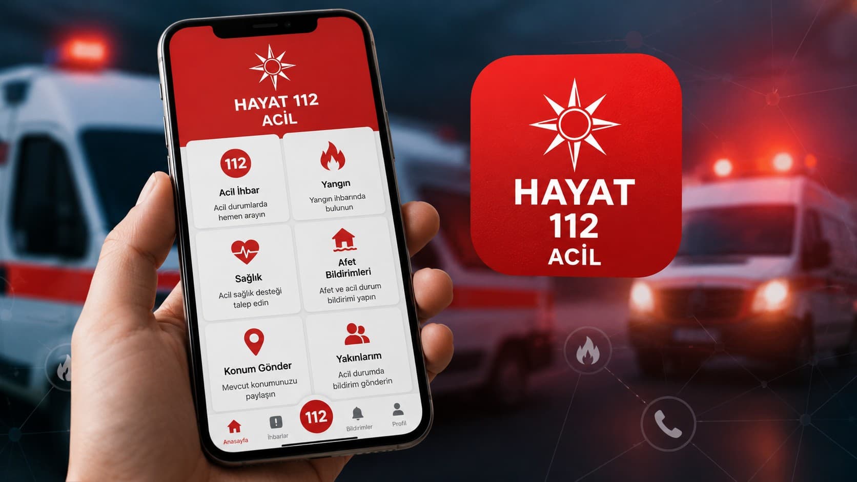Hayat 112 Acil tətbiqi: Türkiyənin yeni fövqəladə vəziyyət idarəetmə platforması