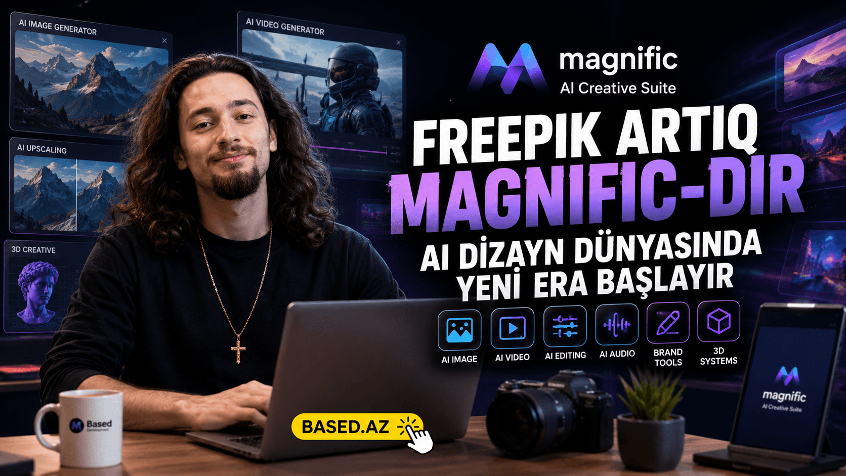 Freepik Artıq Magnific-dir: AI Dizayn Platformasının Böyük Rebrendinqi və Gələcəyi