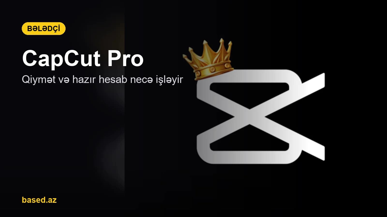 CapCut Pro Azərbaycanda: qiymət və hazır hesab necə işləyir