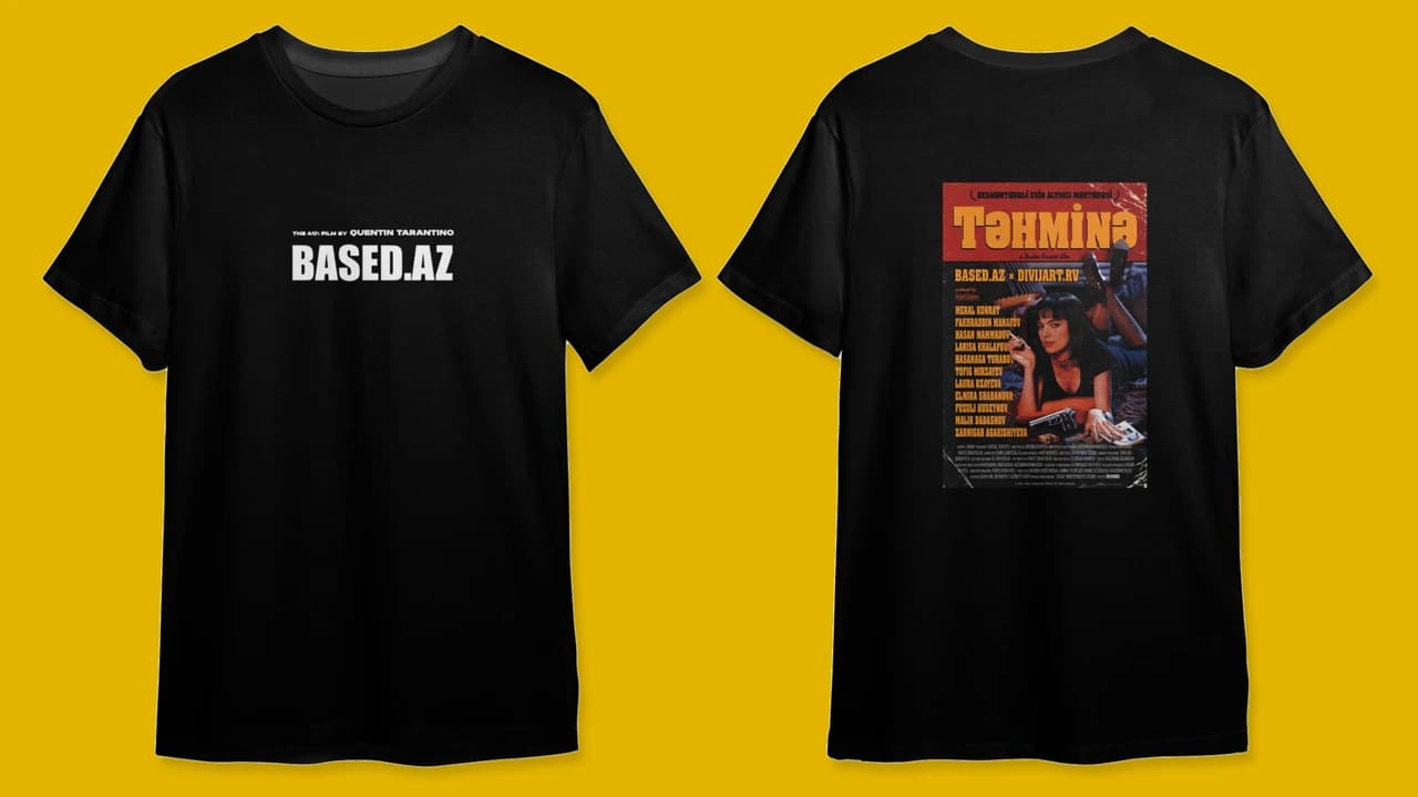 “Təhminə × Pulp Fiction” T-Shirt