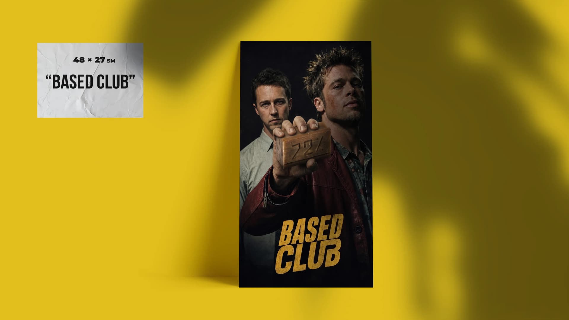 "Based Club" - Fight Club Konseptli Poster