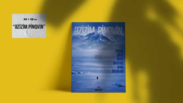 "Əzizim Pinqvin" - Xpert "Pinqvinlərə Məktub" Trekindən İlhamlanan Poster 20x25 sm