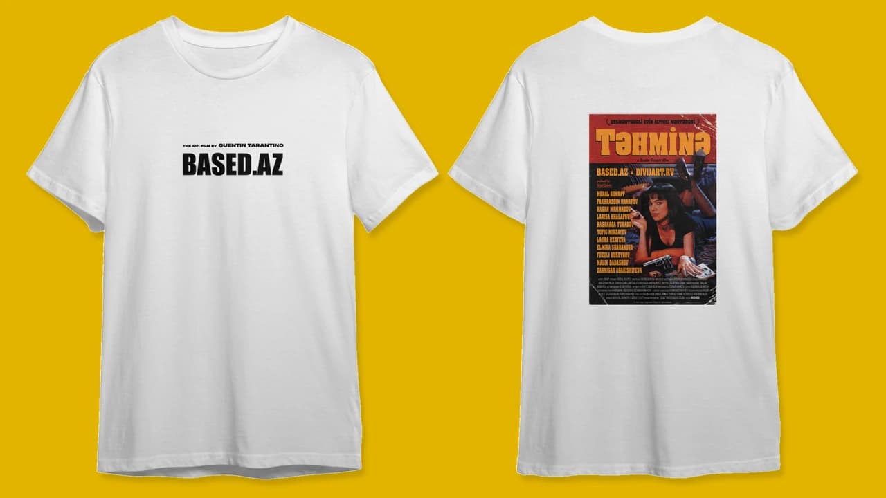 “Təhminə × Pulp Fiction” T-Shirt