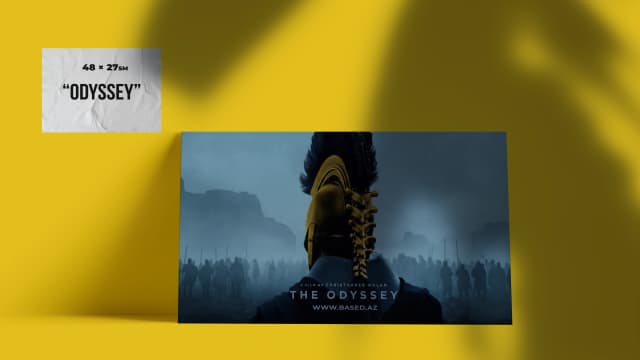 "The Odyssey" - Christopher Nolan Filmindən İlhamlanan Poster 48x27 sm