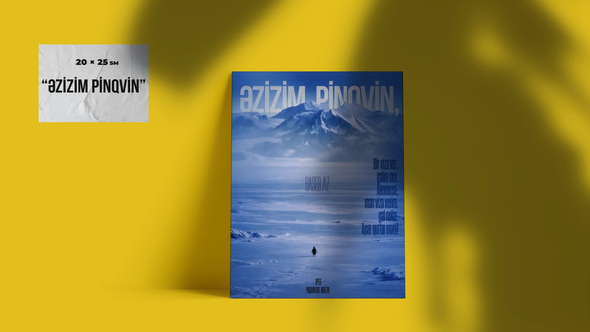 "Əzizim Pinqvin" - Xpert "Pinqvinlərə Məktub" Trekindən İlhamlanan Poster