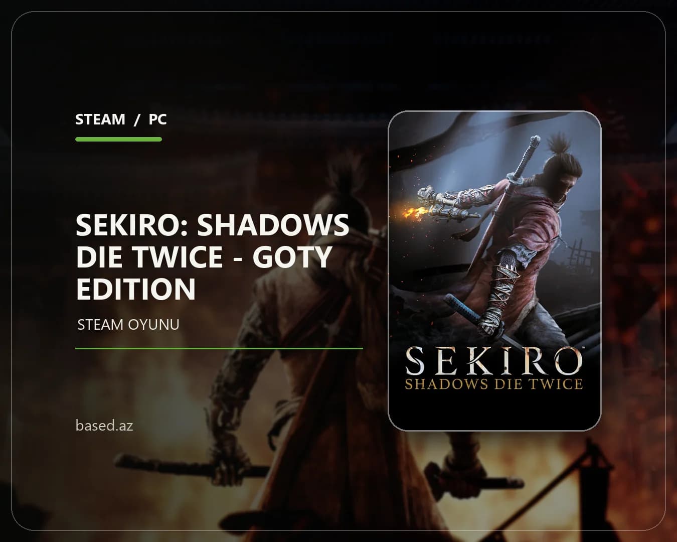 Sekiro: Shadows Die Twice - GOTY Edition